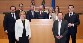 Abschied Landtagssaal Präsidiale